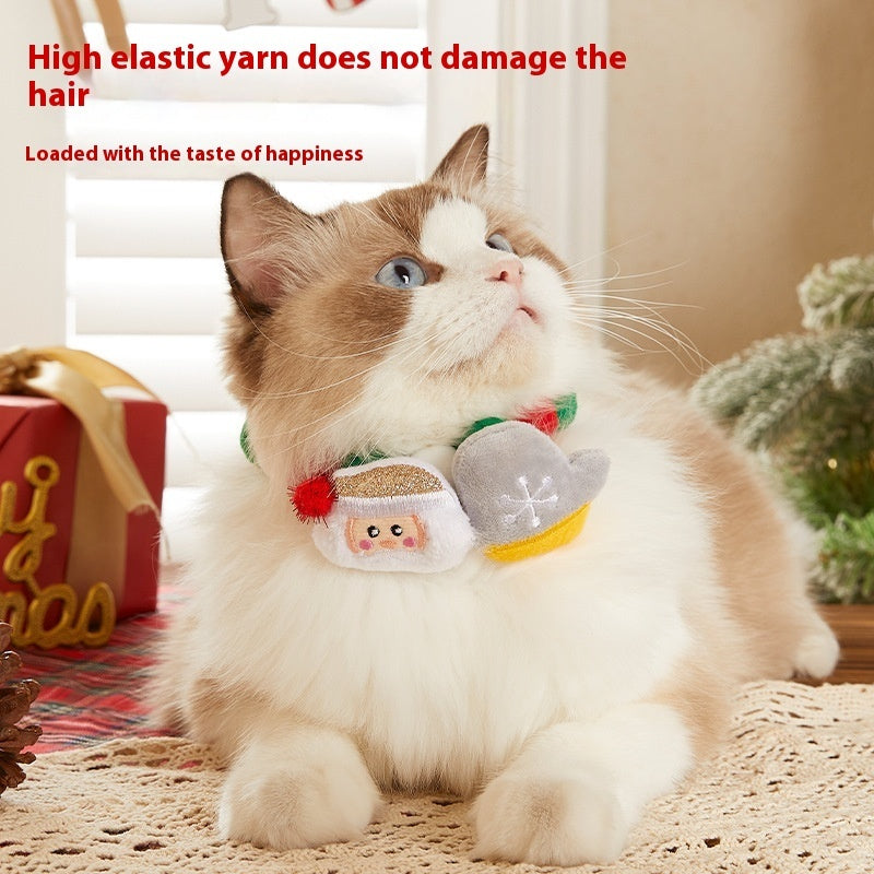 Pets Christmas Collar Decoration Stretch Ornament Pet Products - Pets Home