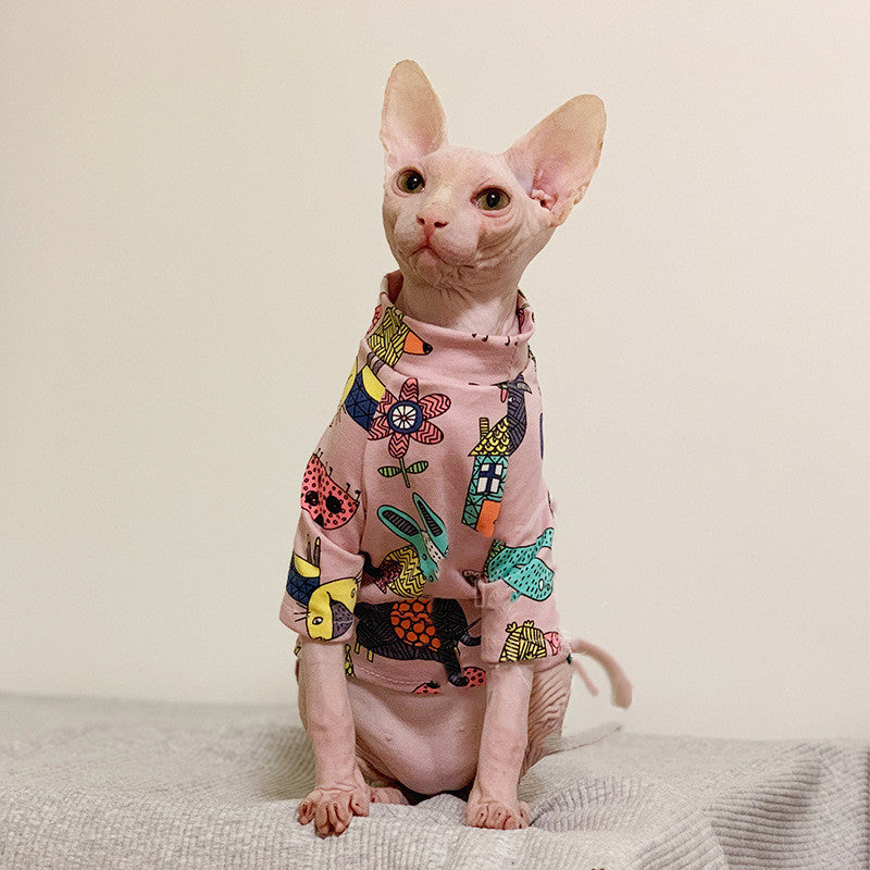 Fashionable Personality Hairless Cat Casual Clothes