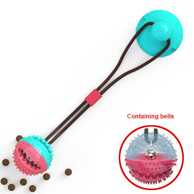 Dog Toys Silicon Suction Cup Tug Interactive Ball Toy