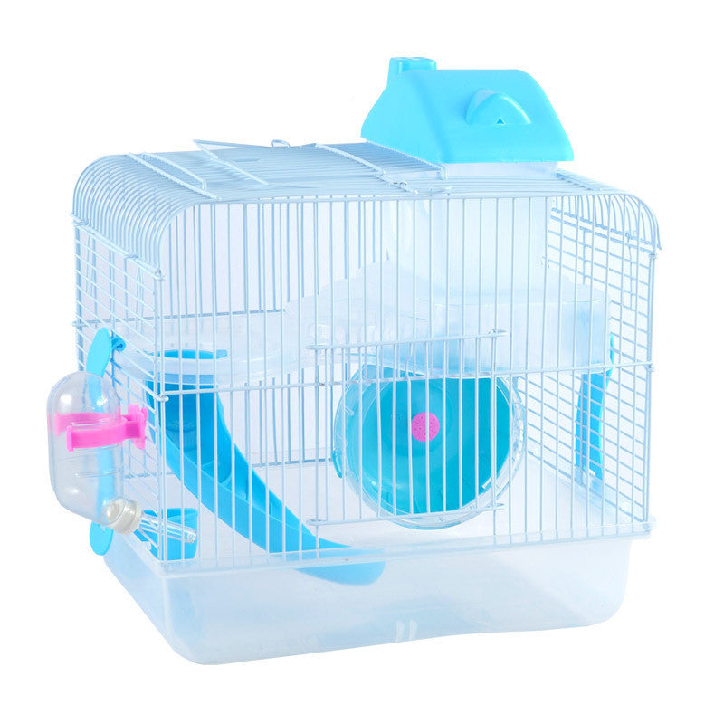 Manufacturers Sell Hamster Cages, Hamsters, Crystal Castles, Hamster Cages, Double-Layer Villa Supplies, Toys, Five Colors Optional