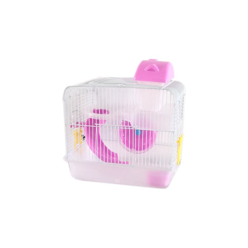 Manufacturers Sell Hamster Cages, Hamsters, Crystal Castles, Hamster Cages, Double-Layer Villa Supplies, Toys, Five Colors Optional