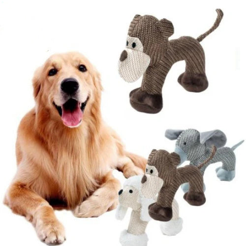 Dog Chew Toys For Small Large Dogs Bite Resistant Dog Squeaky Duck Toys Interactive Squeak Puppy Dog Toy Pets Supplies Pet Products - Pets Home