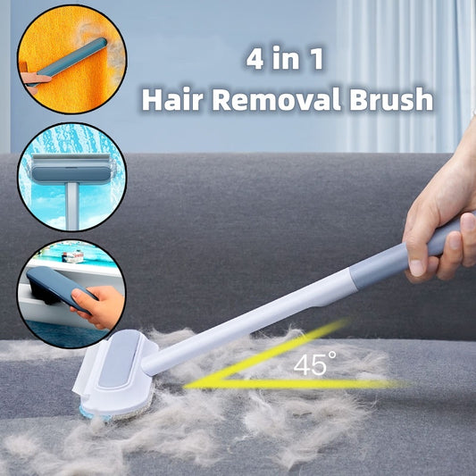 4 In 1 Multifunctional Hair Removal Brush Pet Dog Cat Hair Cleaner Brush Cat Hair Remover Window Screen Cleaning Tool Gadgets - Pets Home