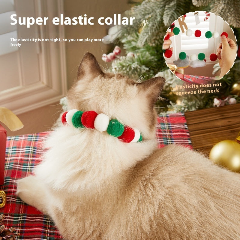 Pets Christmas Collar Decoration Stretch Ornament Pet Products - Pets Home