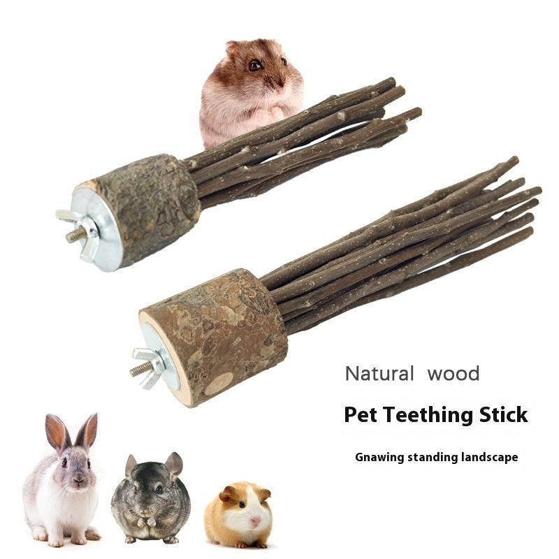 Hamster Rabbit Guinea Pig Hamster Natural Log Molar Rod Toy