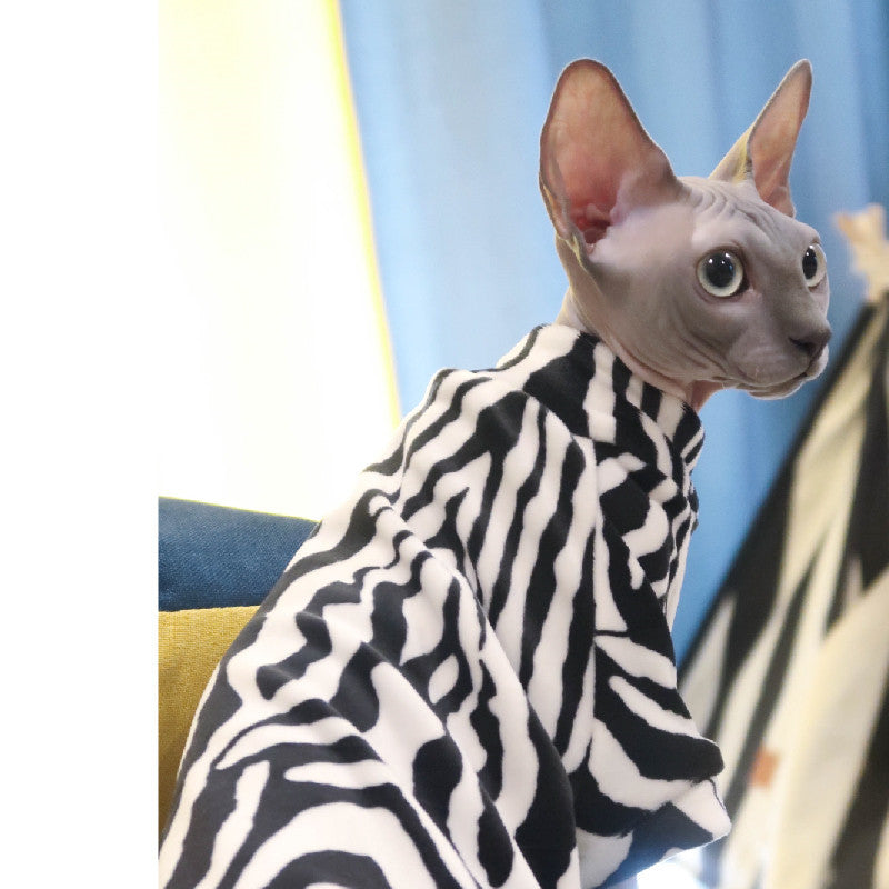 Fashionable Hairless Cat Clothes Warm And Thin