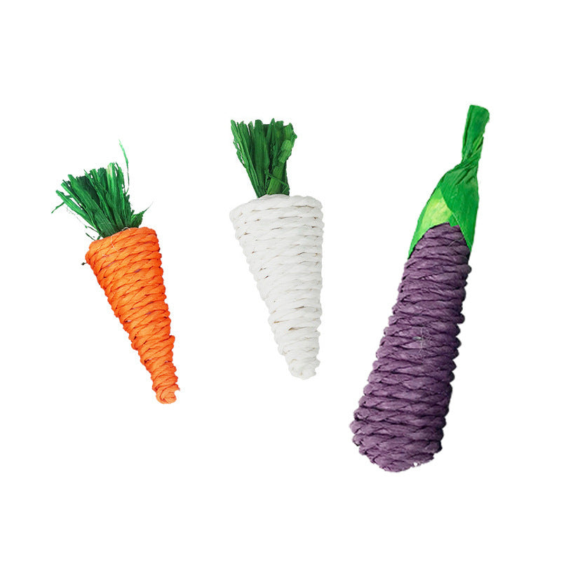 Hamster Toys Rabbit Molar Supplies Carrots