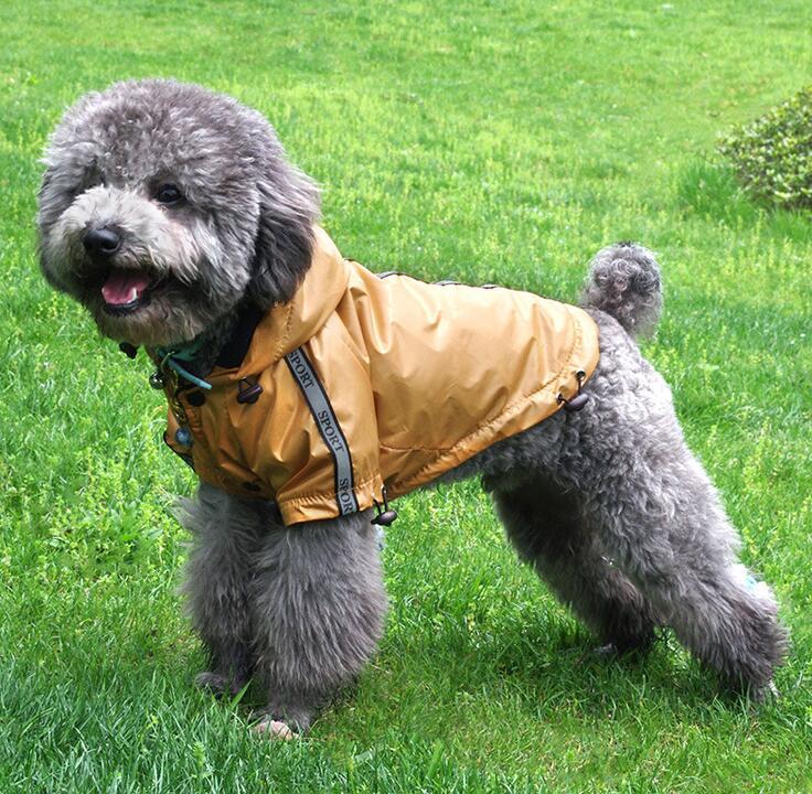 Waterproof Hooded Warm Pet Dog Raincoat