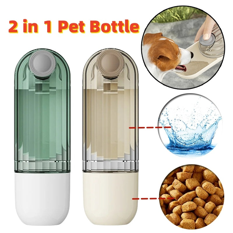 Portable Dog Water Bottle - Dog Walking & Feeding Supplies