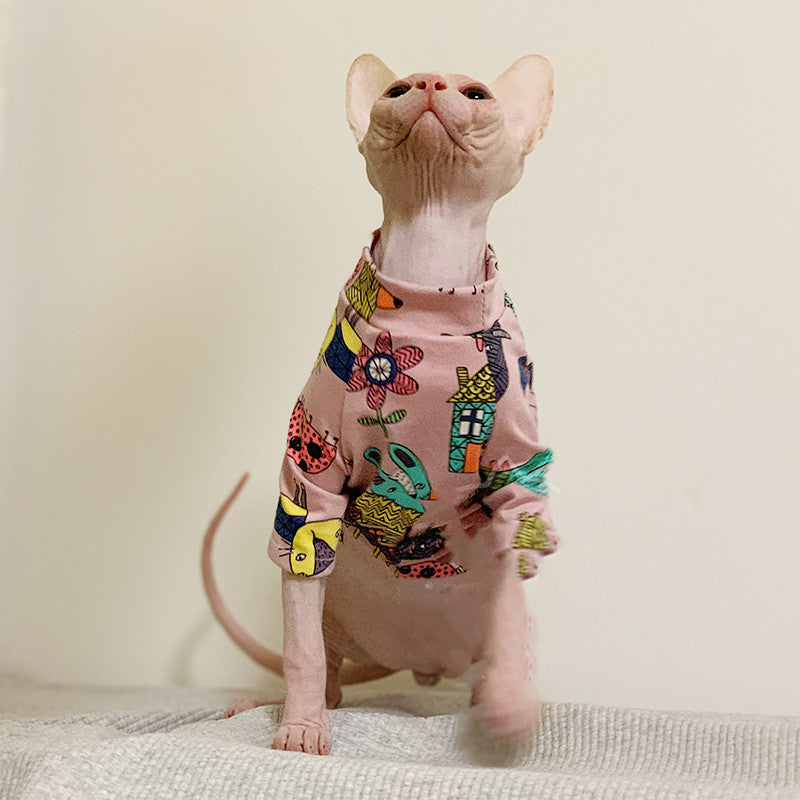 Fashionable Personality Hairless Cat Casual Clothes