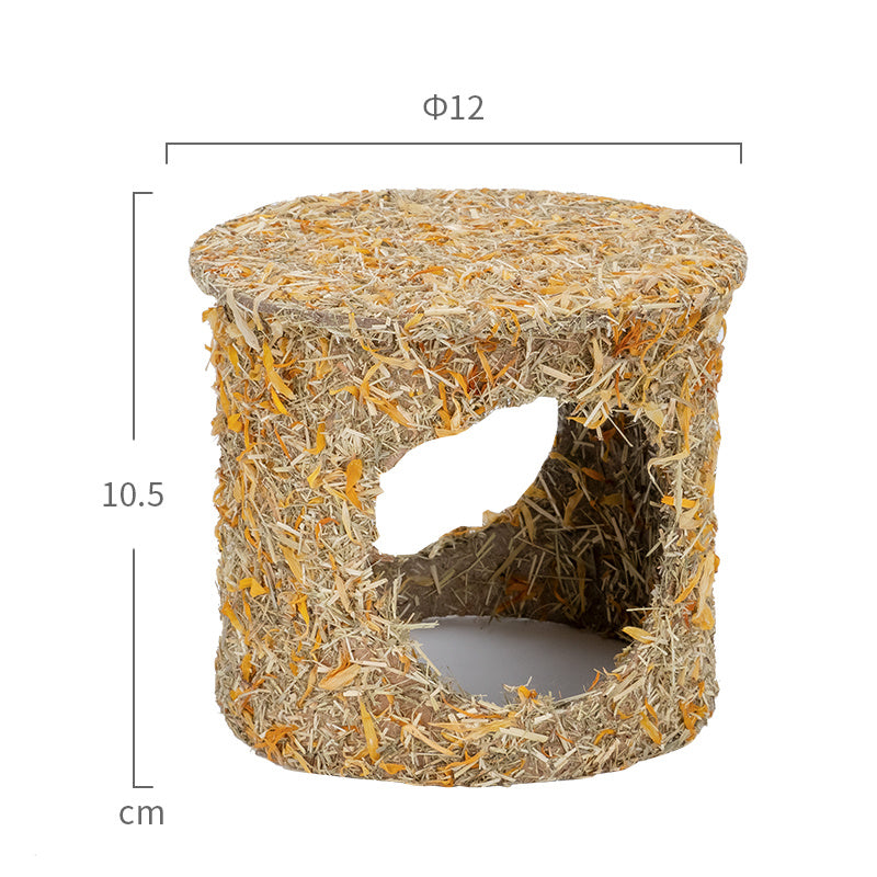 Home Hamster Tunnel Grass Toy