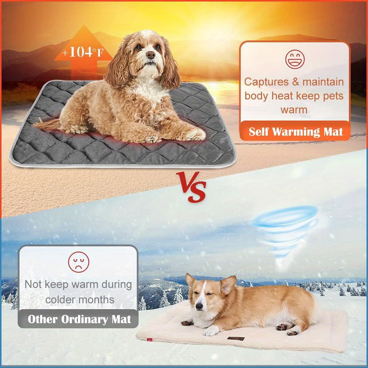 Dog Cat Bed, Cat Dog Non-Slip Mat, Extra Warm Thermal Pet Pad  Self-Heating Cat Mat Warm Thermal Pet Pad Washable Dog Crate Pad Heat Dog Cat Bed Mat Blanket Non-Slip Bottom For Outdoor And Indoor Pets - Pets Home