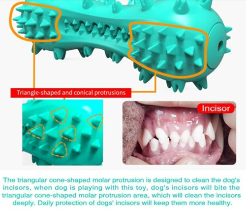 Pet Dog Cleaning Chew Toys For Aggressive Dogs Rubber Molar Stick Dog Oral Teeth - Pets Home