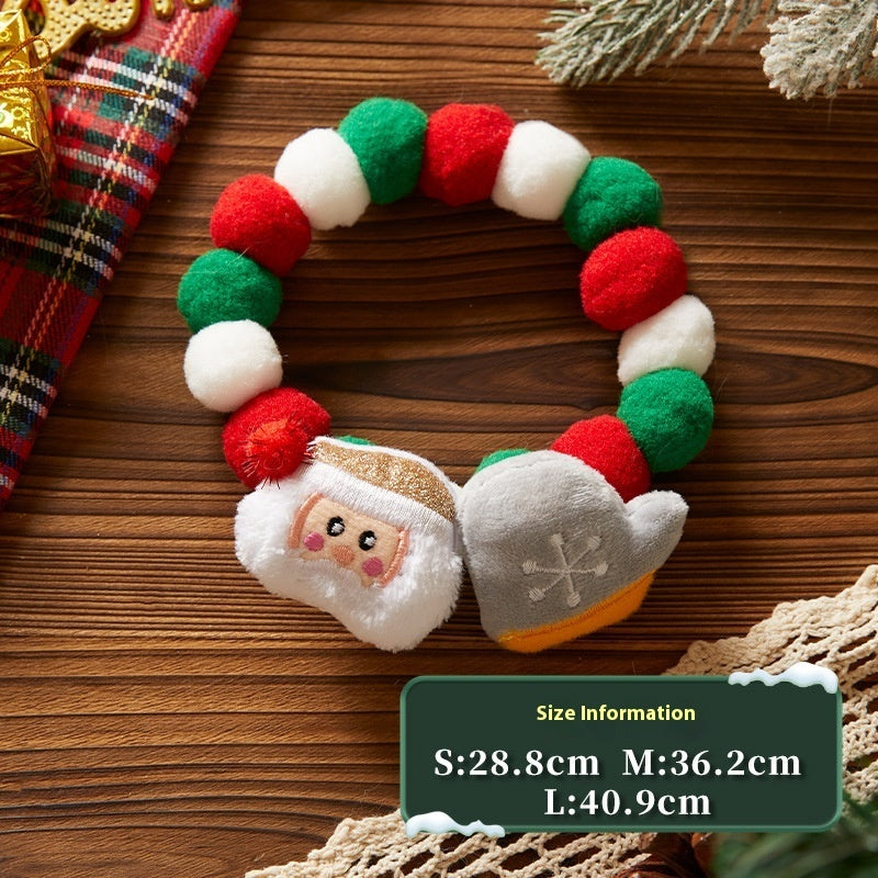 Pets Christmas Collar Decoration Stretch Ornament Pet Products - Pets Home