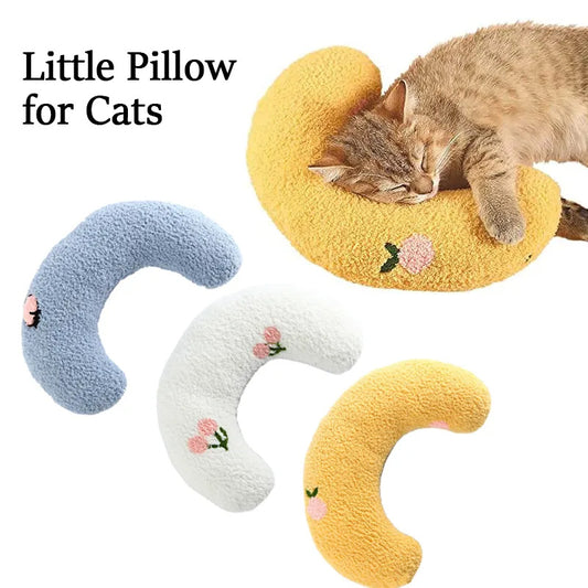 Little Pillow For Cats Fashion Neck Protector Deep Sleep Puppy U-Shaped Pillow Pets Pillow Kitten Headrest Dog Sleeping Pillow Pet Products - Pets Home